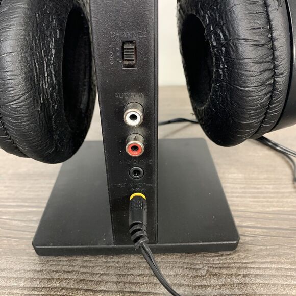 Sony Wireless Over Ear Headphones w/ Charging Aux Dock MDR-RF985R TESTED - Picture 8 of 11